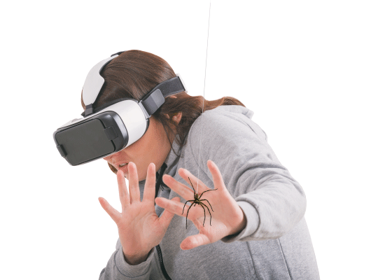 Treatment of arachnophobia Virtual reality